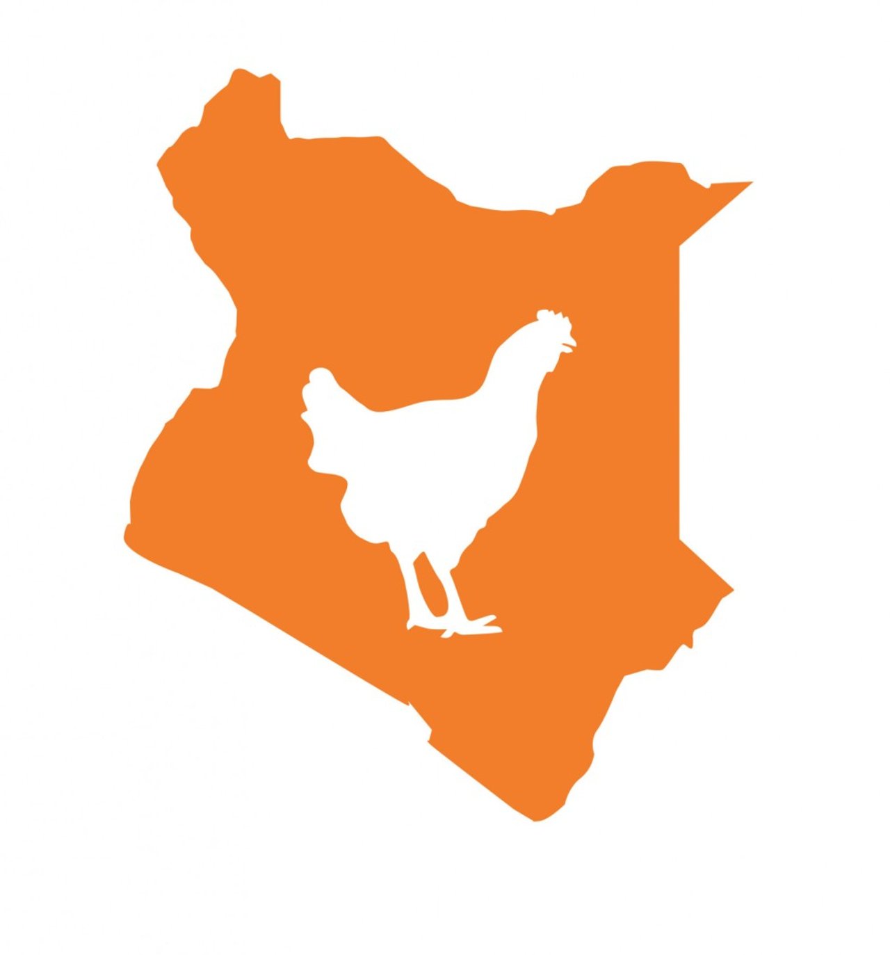 Kenya Icon with chicken