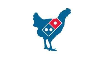 Dominos pecking order logo