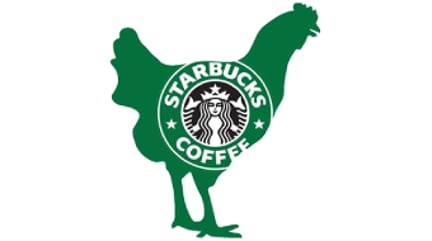 Starbucks pecking order logo
