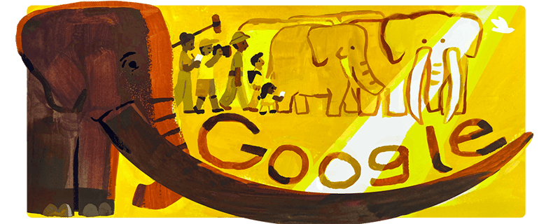 Ahmed the Elephant- 📸google doodle